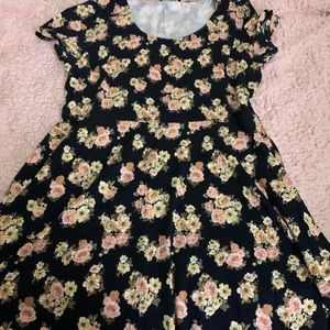 Floral babydoll dress 2x